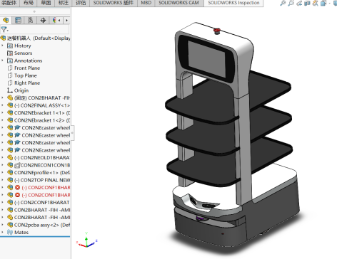 送餐机器人  移动餐车1351162