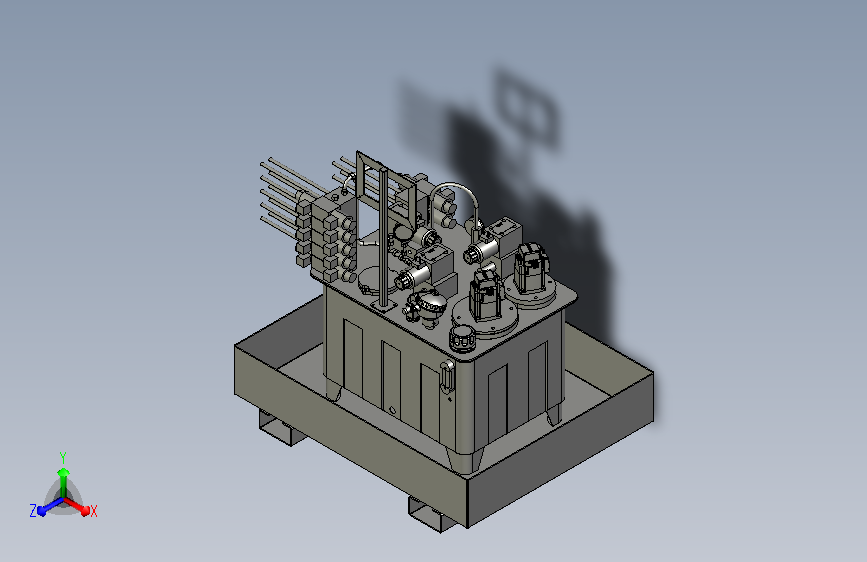 带伺服电机的液压动力装置