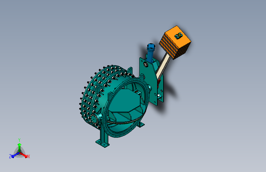 蝶阀DN1200法兰DIN2501 PN16