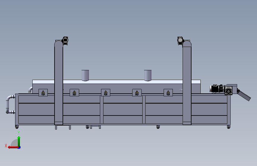 电加热式油炸机 392937==wb25 背面视图