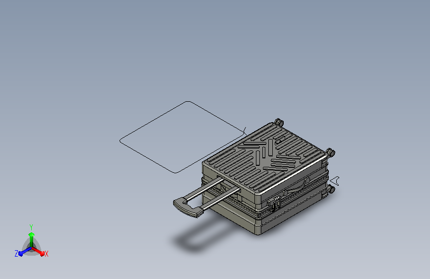 行李箱款式三维模型-- 621608-29