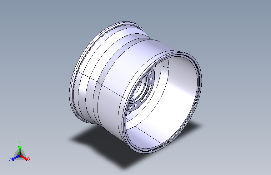 FSAE-10寸轮辋三维模型