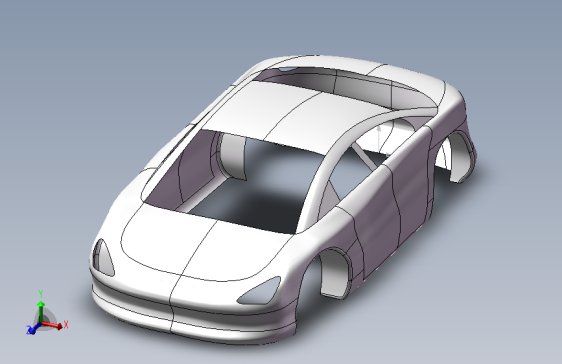 宝马车身建模