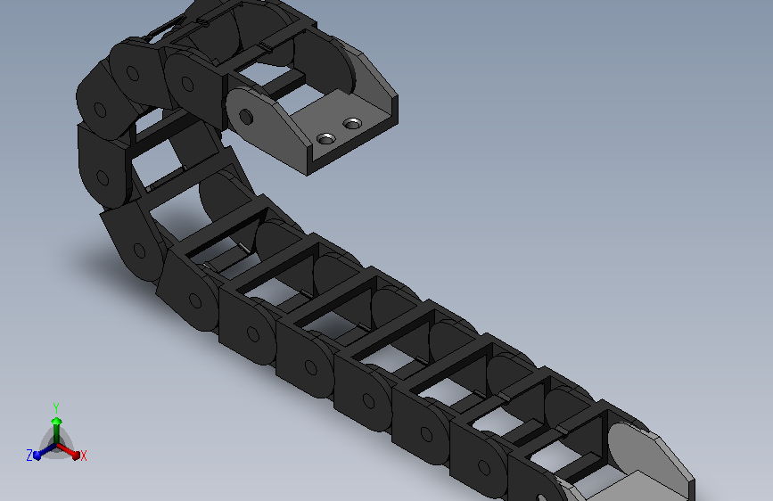 IKEST电缆保护链 18x37 12节(反面安装)