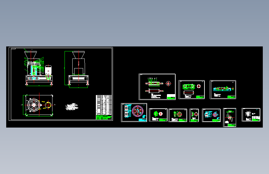 小型盘式灌木削片粉碎机设计