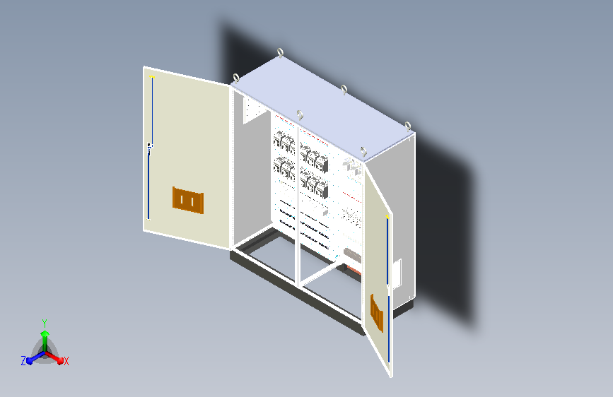 12路交流接触器消防风机控制柜
