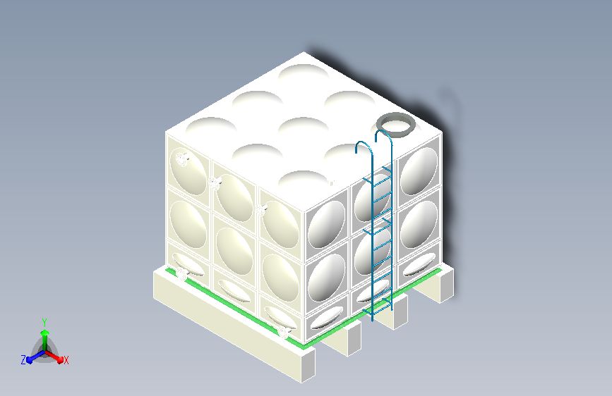 22T不锈钢组合水箱