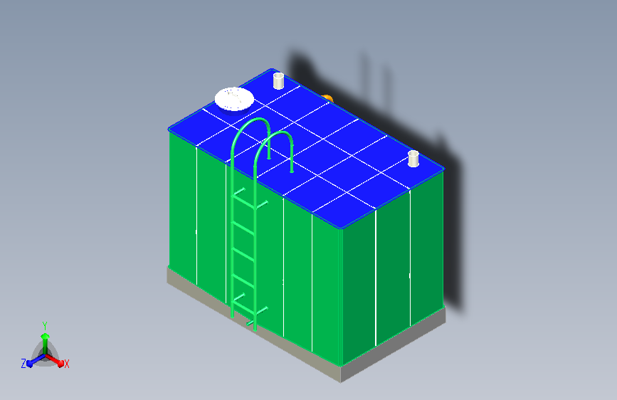 21立方的溢流自虑水箱