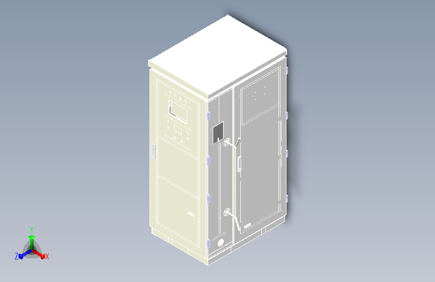 120KW充电机结构柜