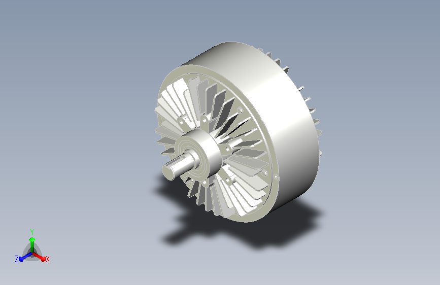 FZ型单出轴、止口支撑、自然冷却磁粉制动器_FZ12