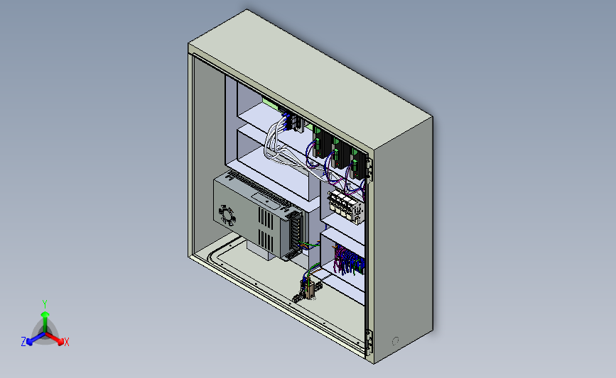 CNC 控制器机柜电子外壳,带 Pokeys57CNC 和电缆