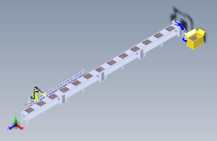 PCB的激光焊接与取料模拟