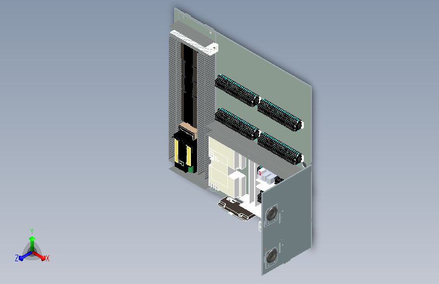 PLC电路排接线三维设计