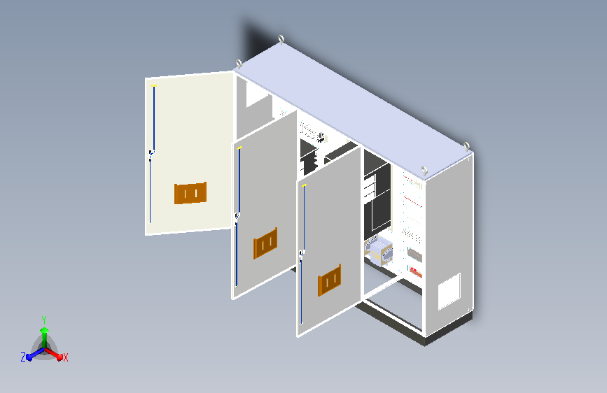 plc变频器组装仿威图柜