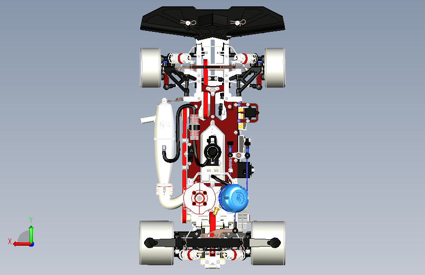 PM 1 8 GP 公路遥控车 背面视图