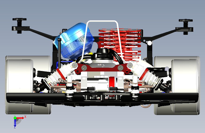 PM 1 8 GP 公路遥控车 俯视图