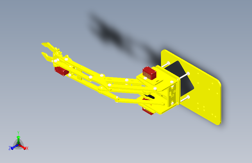 ROBOT ARM 4 DOF四自由度机械臂简易模型3D图纸