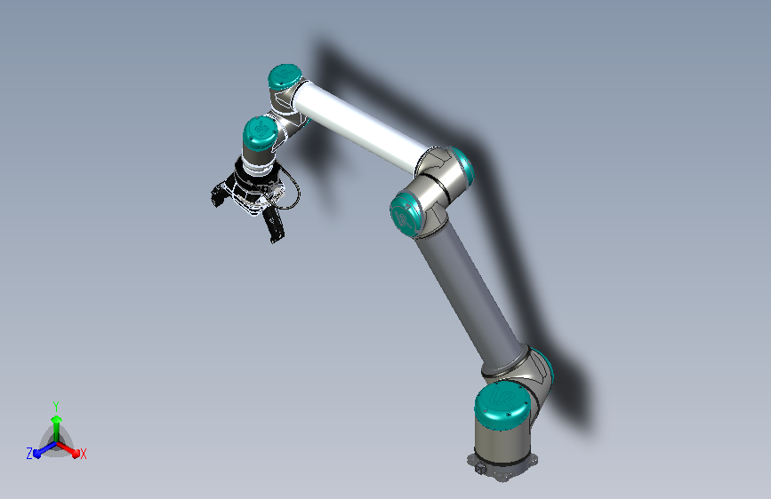 UR10 Robotiq 3爪机械臂3D图纸