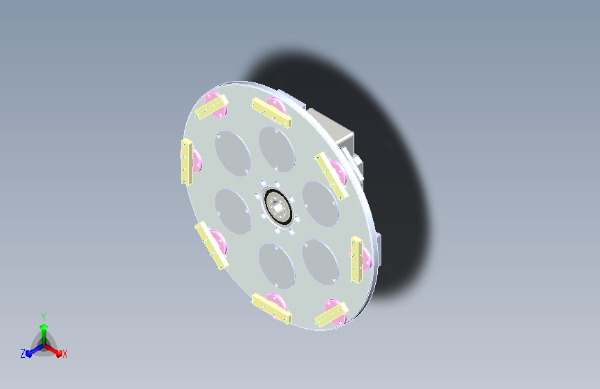 八工位装配分度圆盘