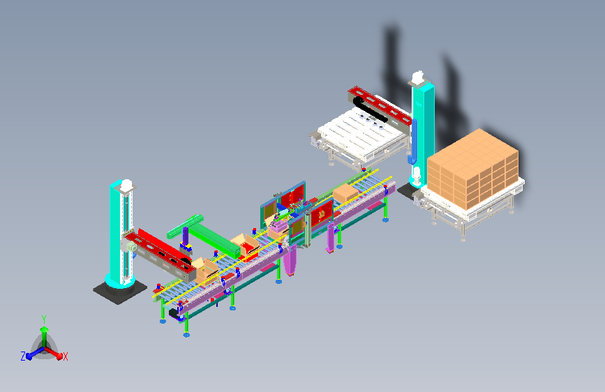 搬运码垛案例 立柱码垛案例