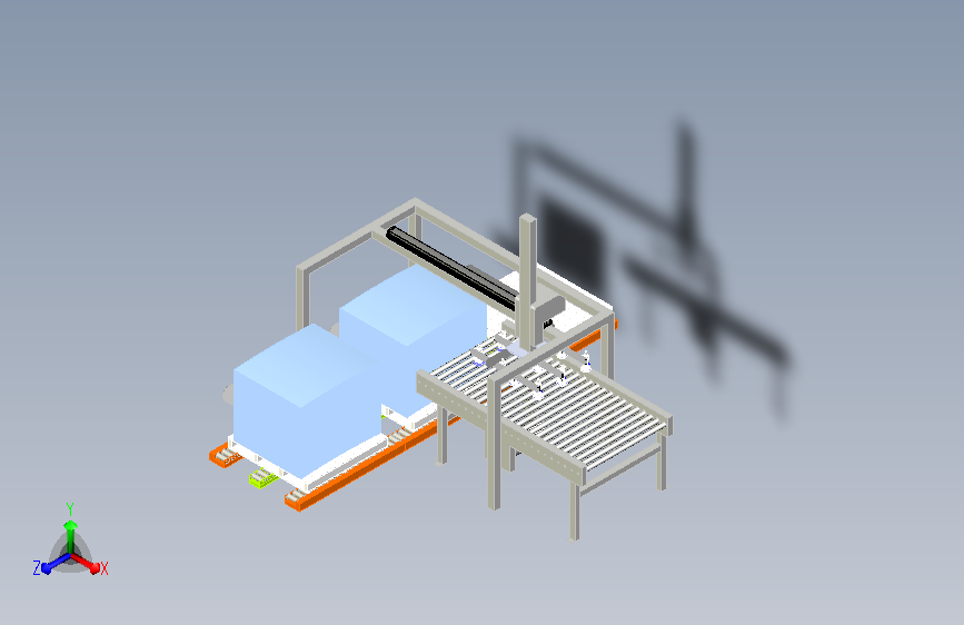 板材码垛上下料机械手 55456