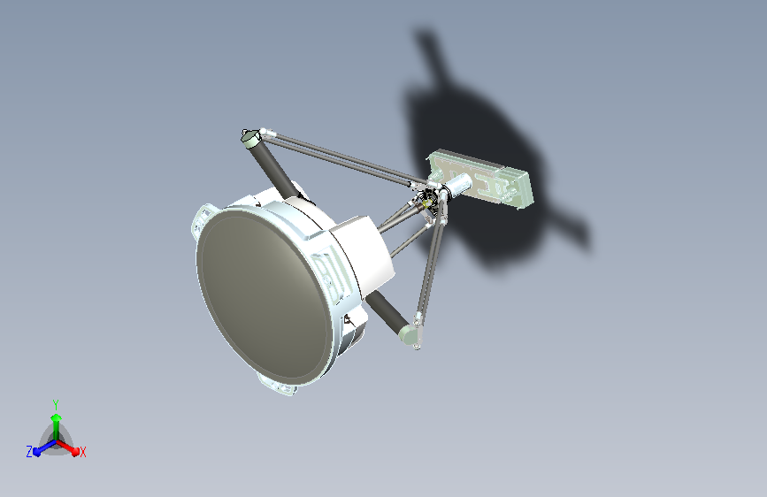 并联六自由度机器人与海绵吸盘夹具设计