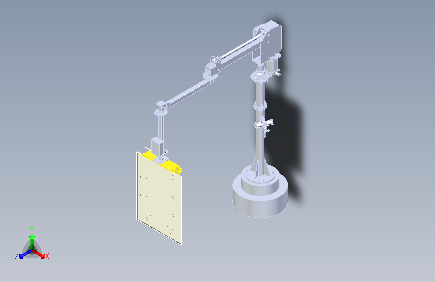 玻璃板的吸盘式助力机械手搬运