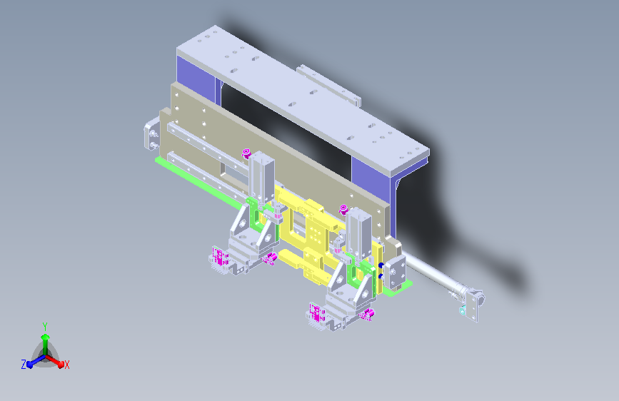插针工位模芯搬运机械手