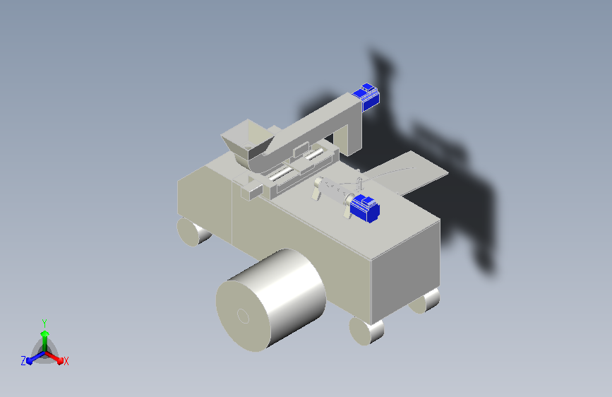 城乡结合部道路土路肩自动铺设机