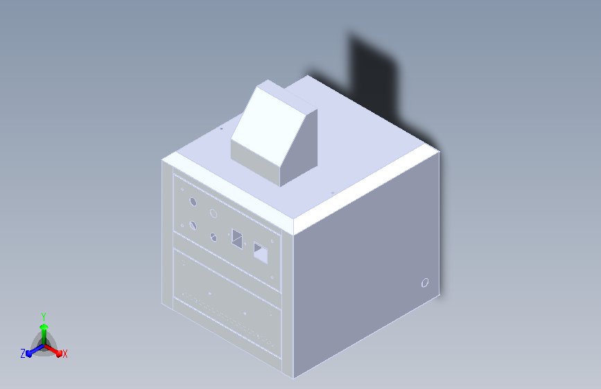 抽屉式UV光固机图纸