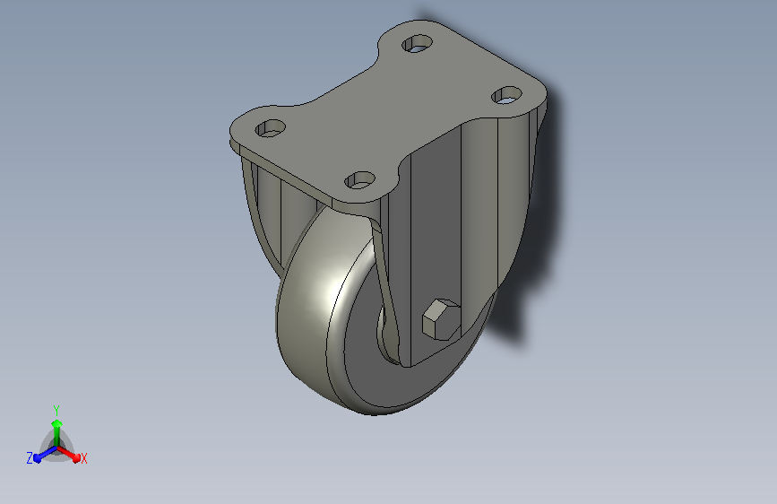 万向轮轮子脚轮重型定向轮16-635R-XSR