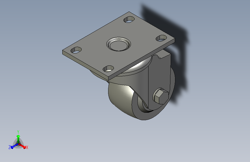 万向轮轮子脚轮重型定向轮16-625-XSE