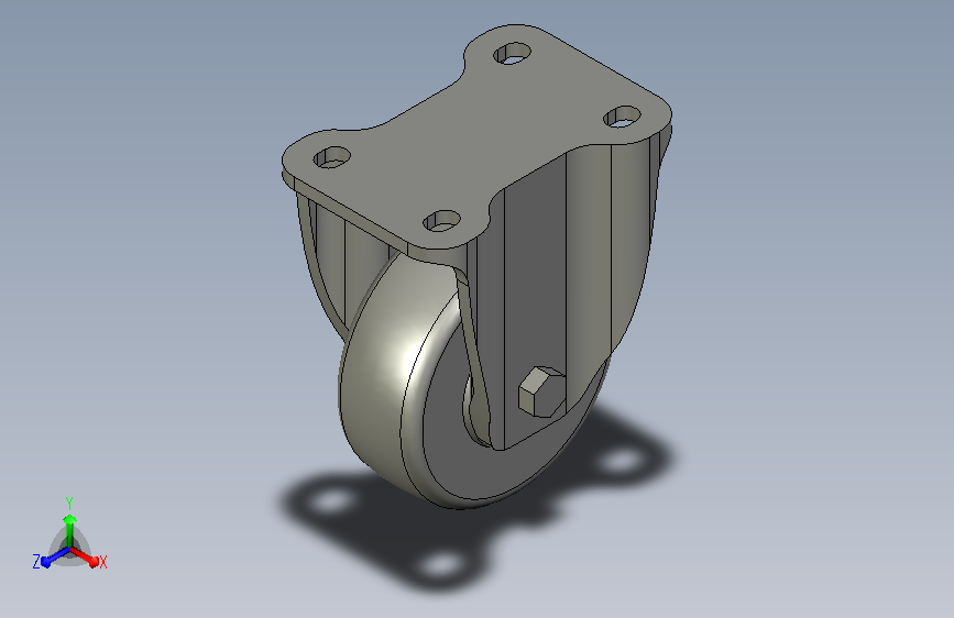 万向轮轮子脚轮重型定向轮16-635R-XSE
