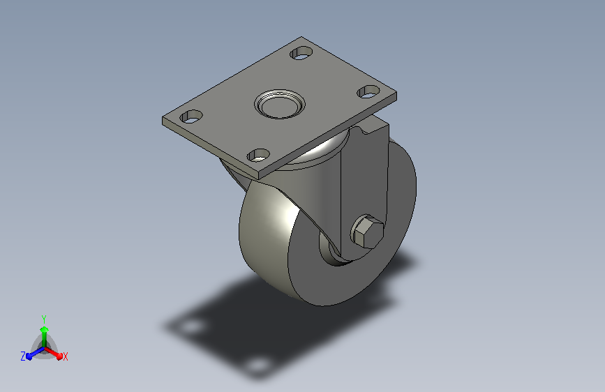 万向轮轮子脚轮重型定向轮16-635-XSE