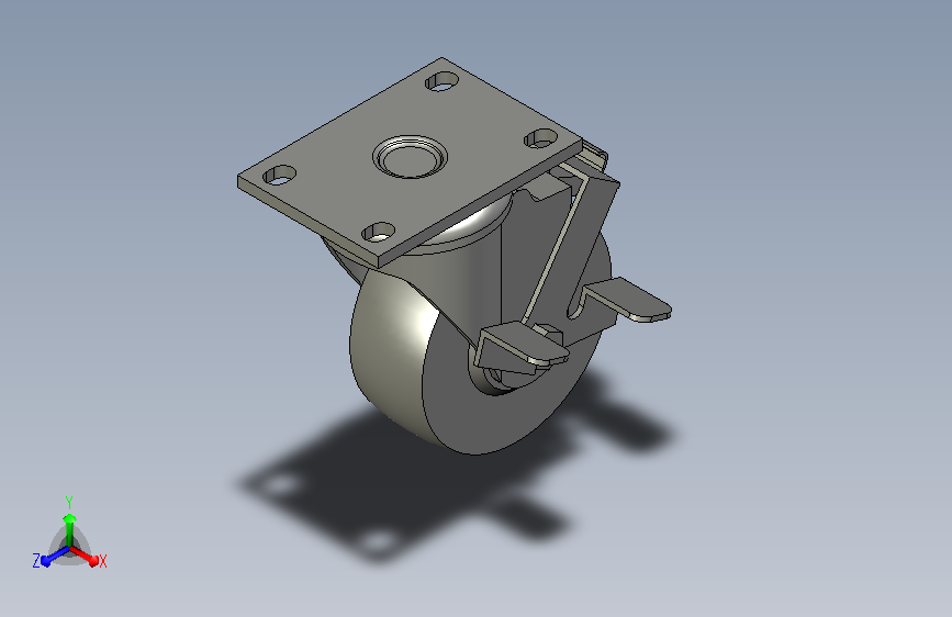 万向轮轮子脚轮重型定向轮16-635B-XSE
