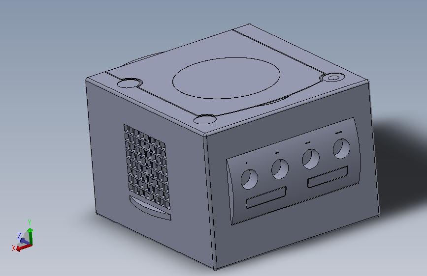任天堂Gamecube复刻模型