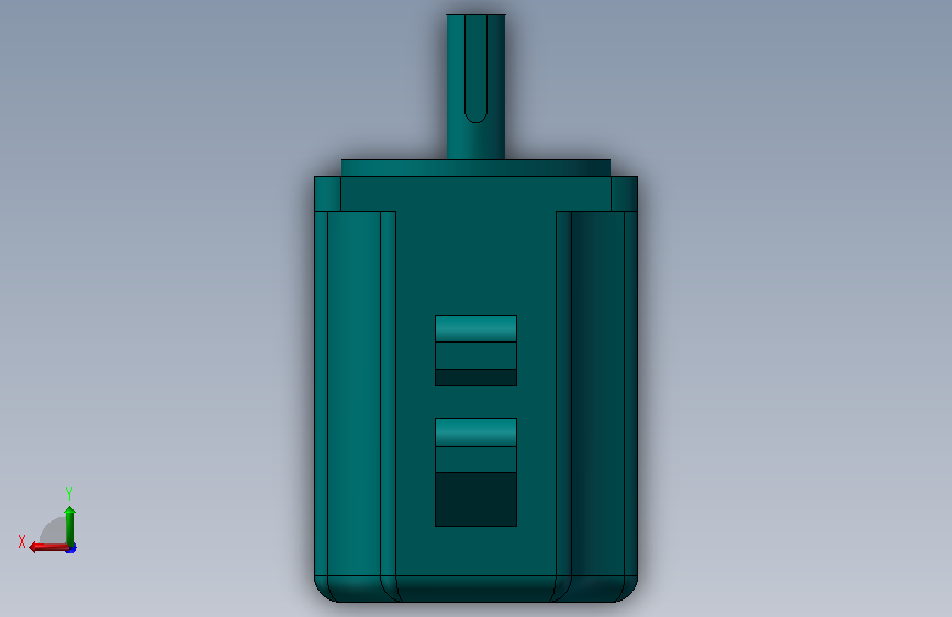 200w_maddt1207步进电机 背面视图