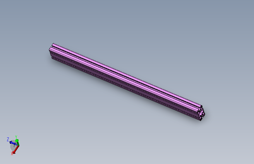 SKW01-04-08A铝型材 主视图
