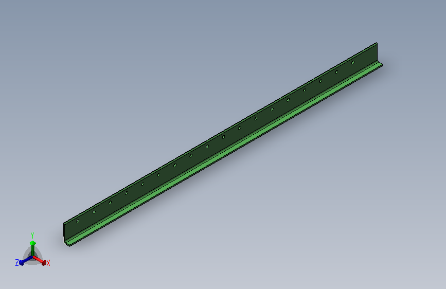 镜向角钢40x40x3-B切边