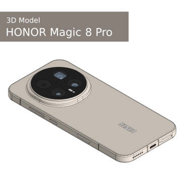 荣耀Magic8 PRO手机造型