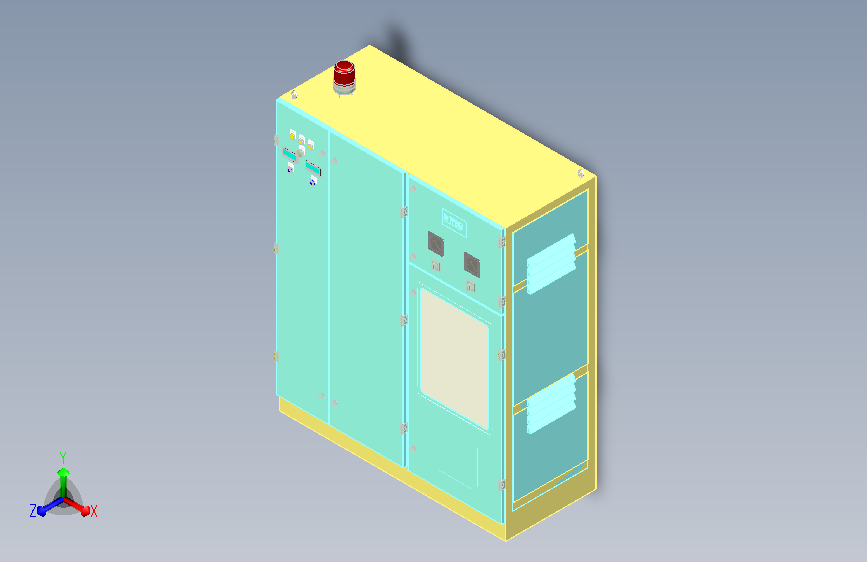 大型配电柜三维设计