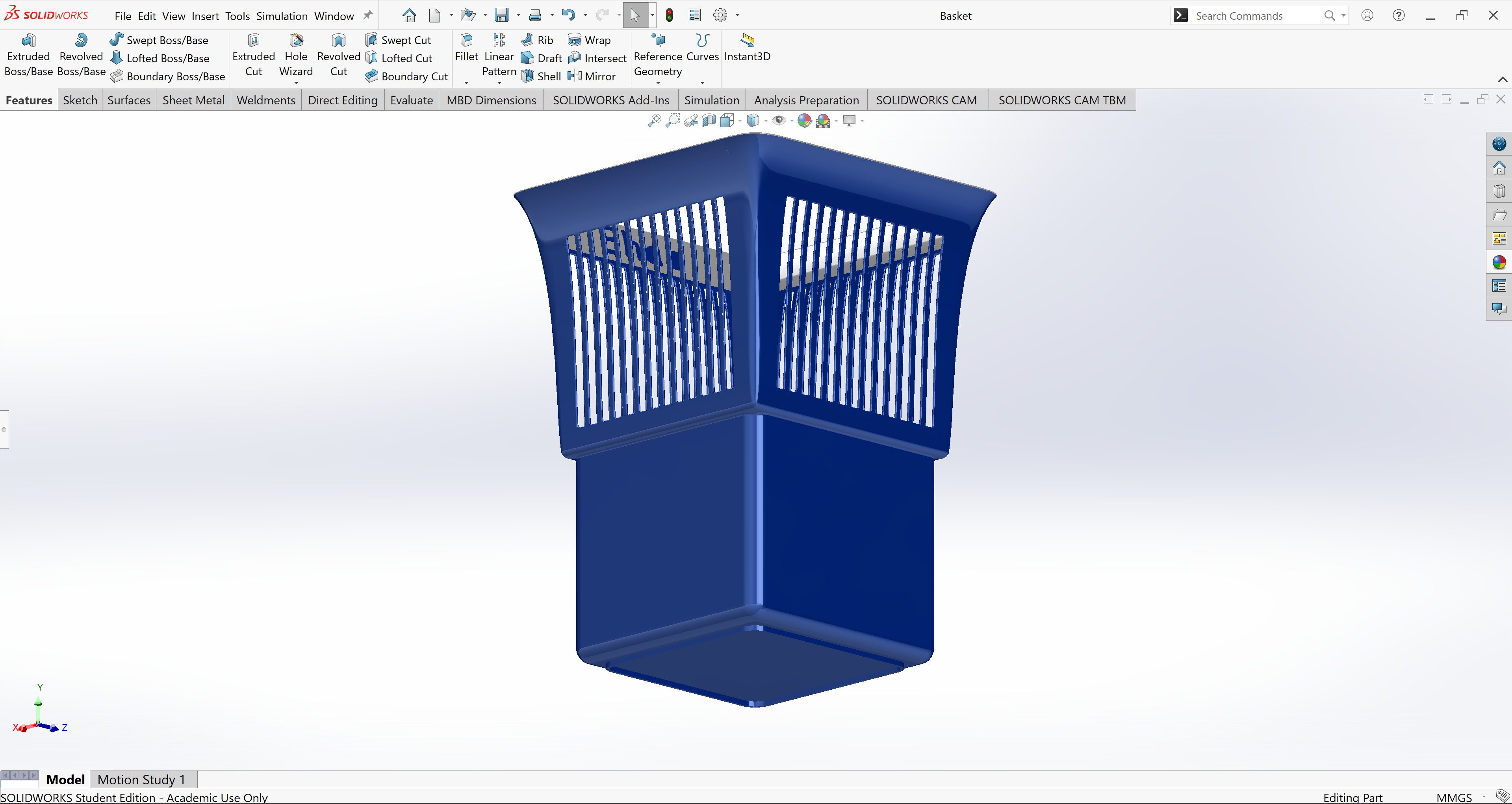 Garbage Can Solidworks A0007072-垃圾桶_SOLIDWORKS 2025_模型图纸下载 – 懒石网