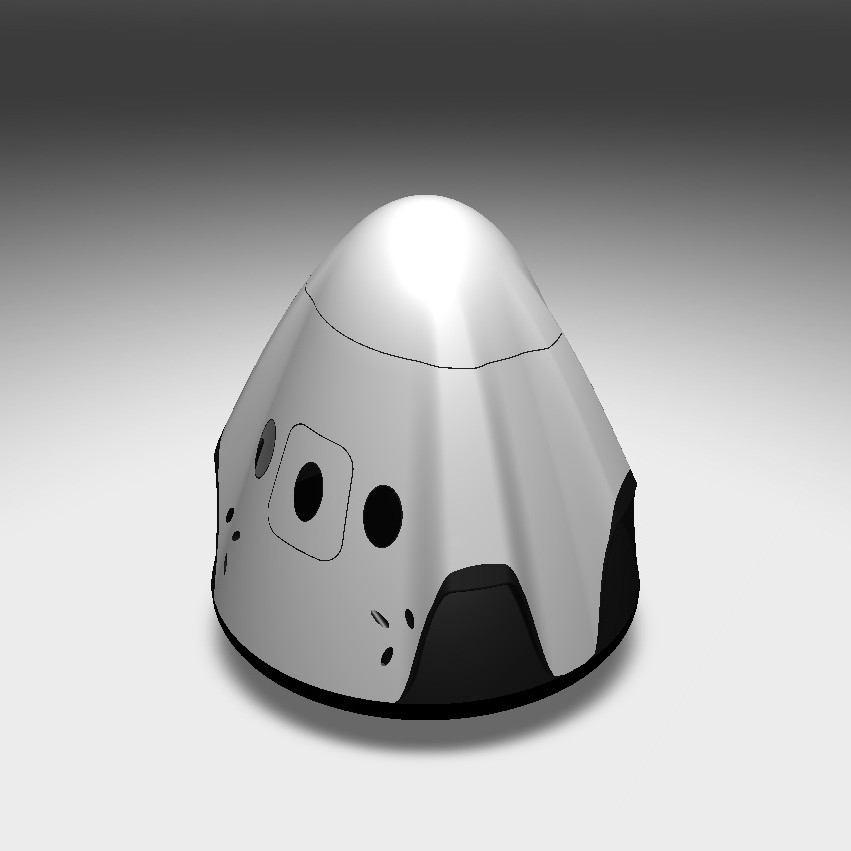 A0007098-SpaceX 员工龙飞船胶囊