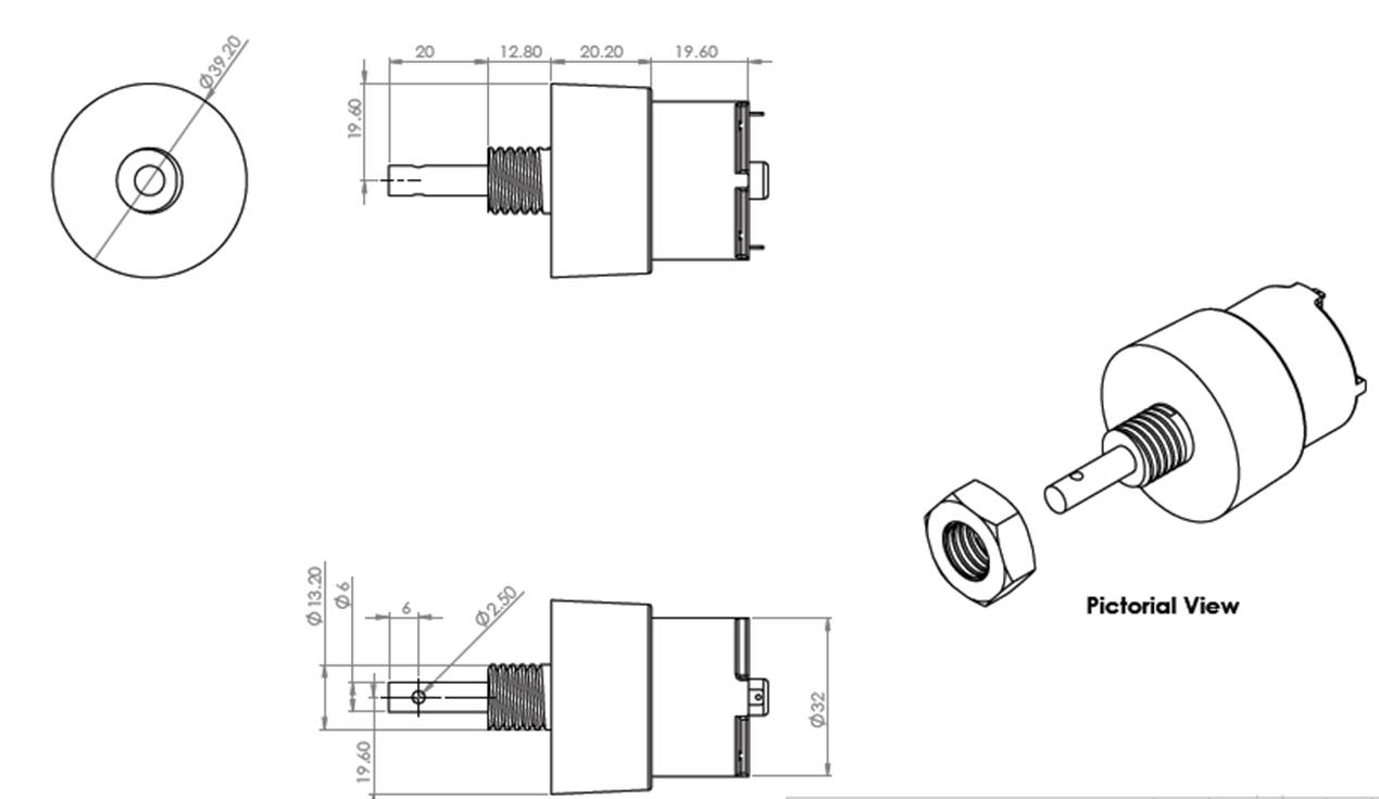 A0007112-用于机器人技术的齿轮马达