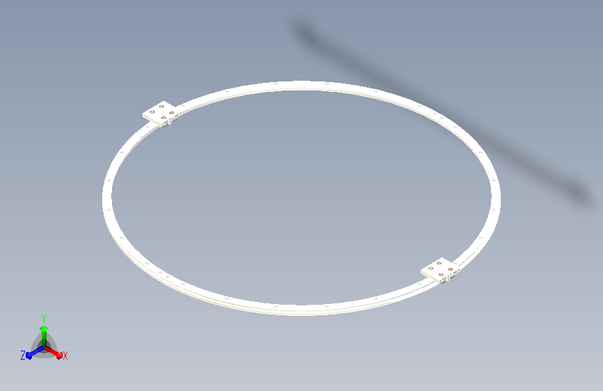 带齿环形导轨1300直径圆弧导轨线-汇思德环形导轨