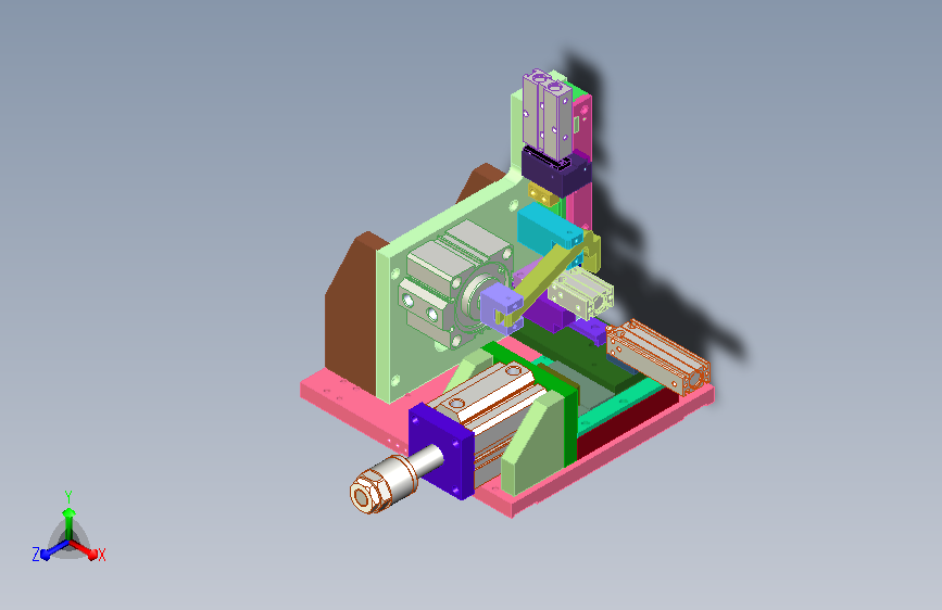 带横移送夹切插机构