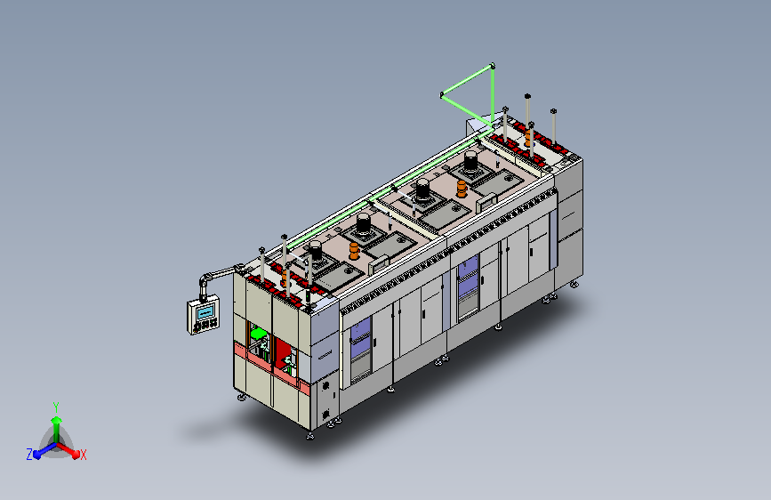 4.8M双通道固化炉