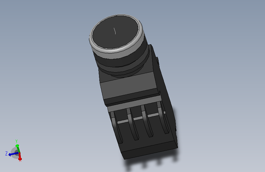 22自锁带灯按钮_LA42PSD-G黑色