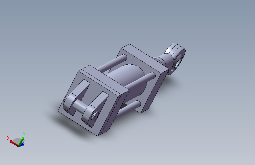 单Φ40(行程60mm)气缸部件1