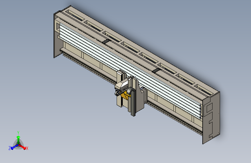 650型材雕铣机模型